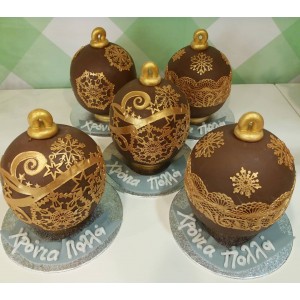 Choco balls gold lace