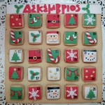 Christmas cookie calendar