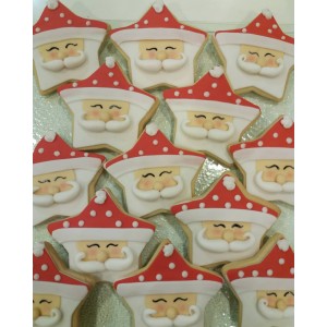 Christmas cookies santa