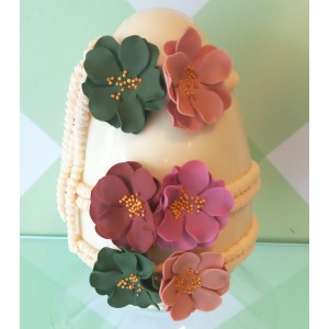 Egg Macrame flowers