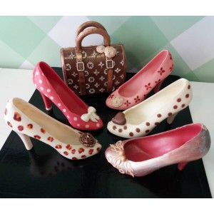 Chocolate high heels