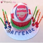Giant cupcake Arsenal