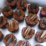Cupcakes με κρέμα σοκολάτα