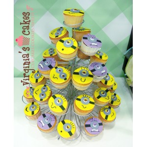 Minion cupcakes